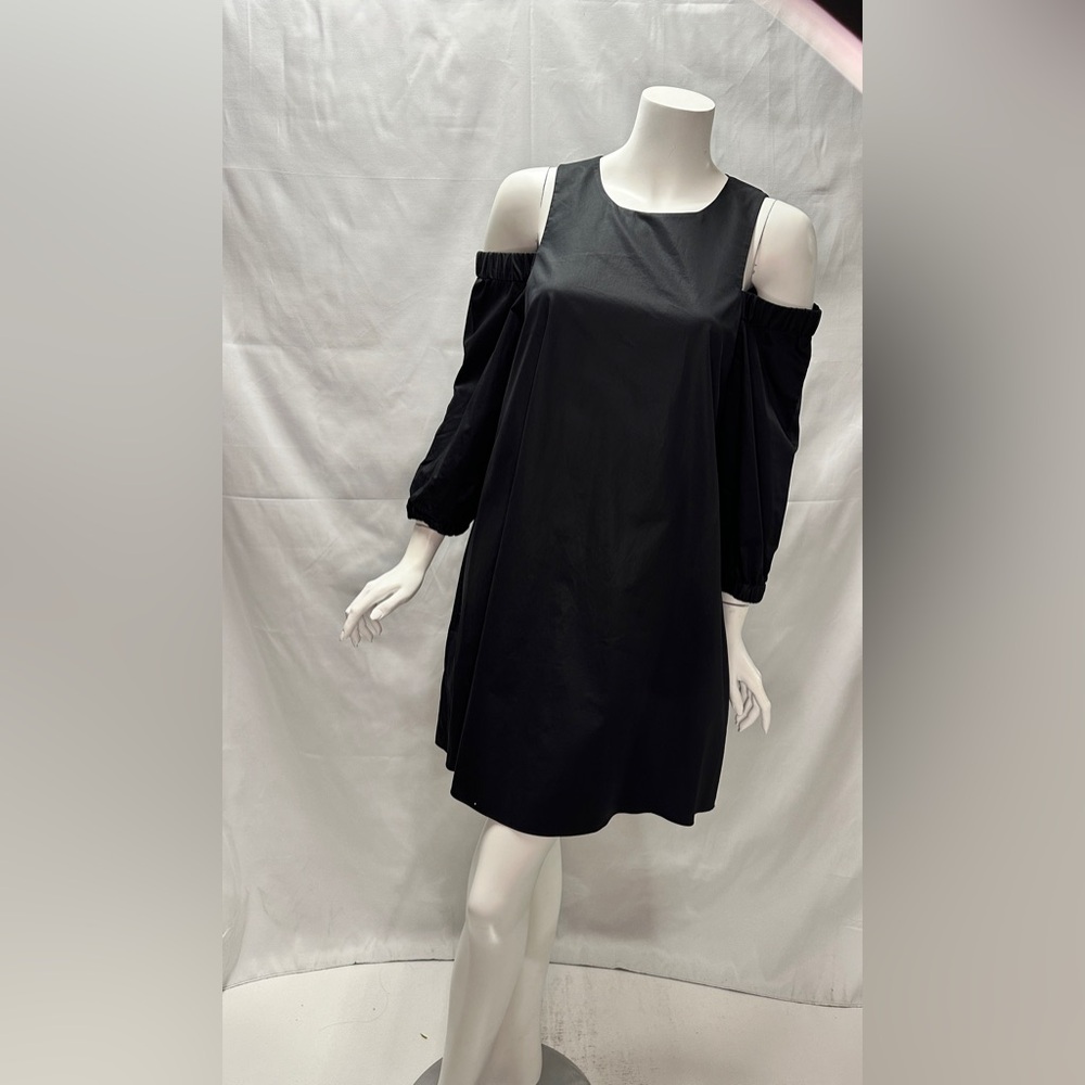 Tibi Size 8 Black Open shoulder Dress - Picture 3 of 12